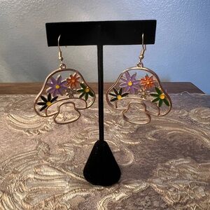 Colorful Mushroom Earrings
